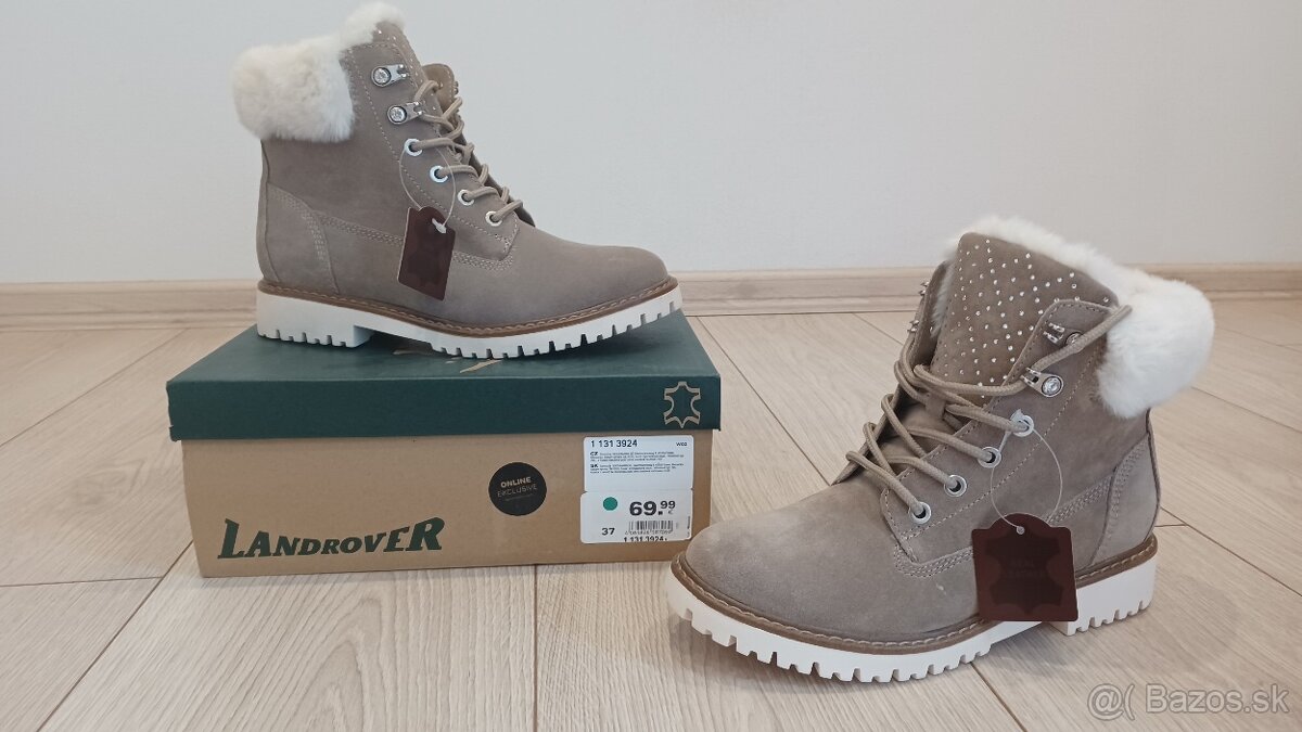 Koženné členkové čižmy