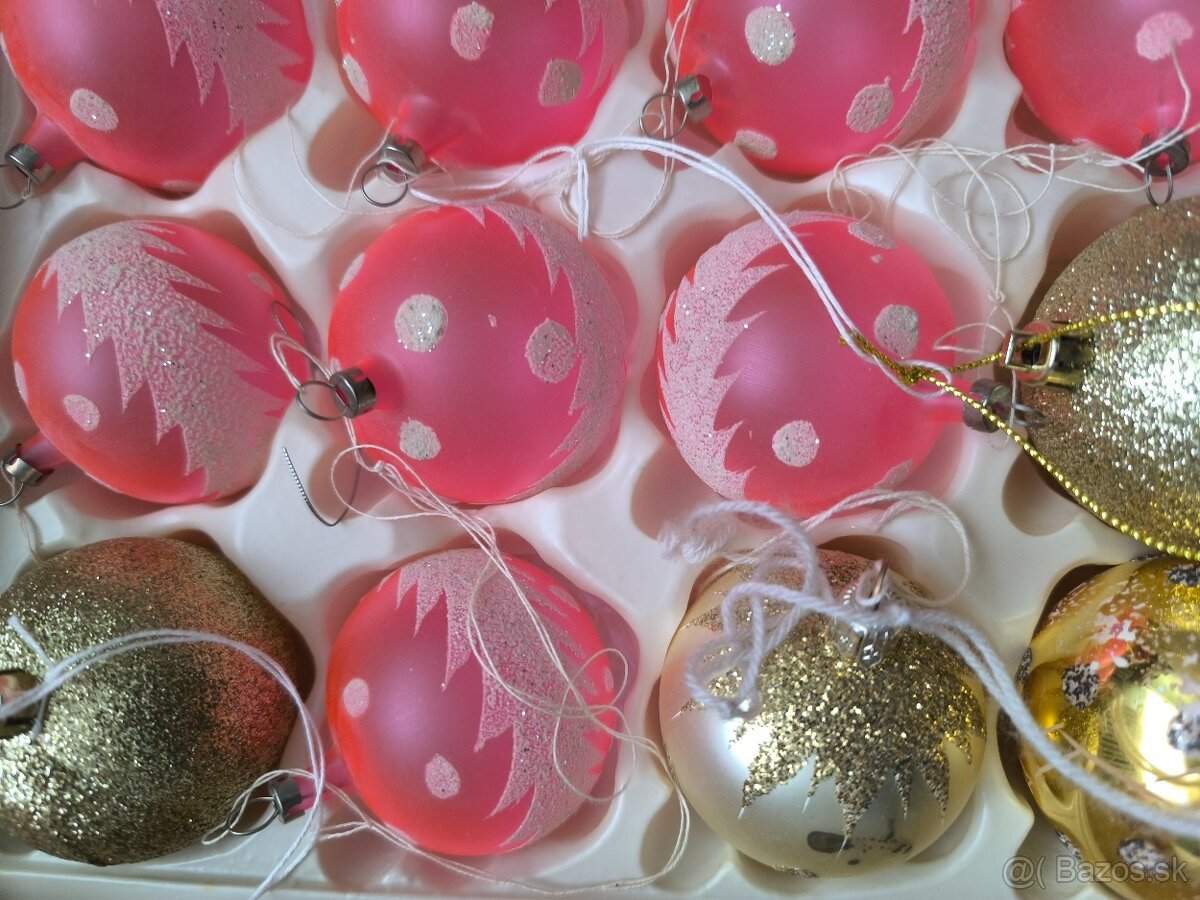 Retro vianočné gule