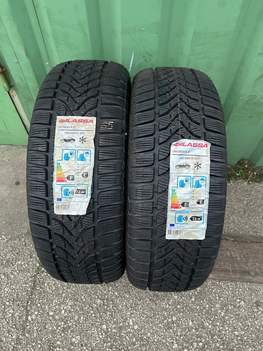 Zimné pneumatiky lassa 205/60R16