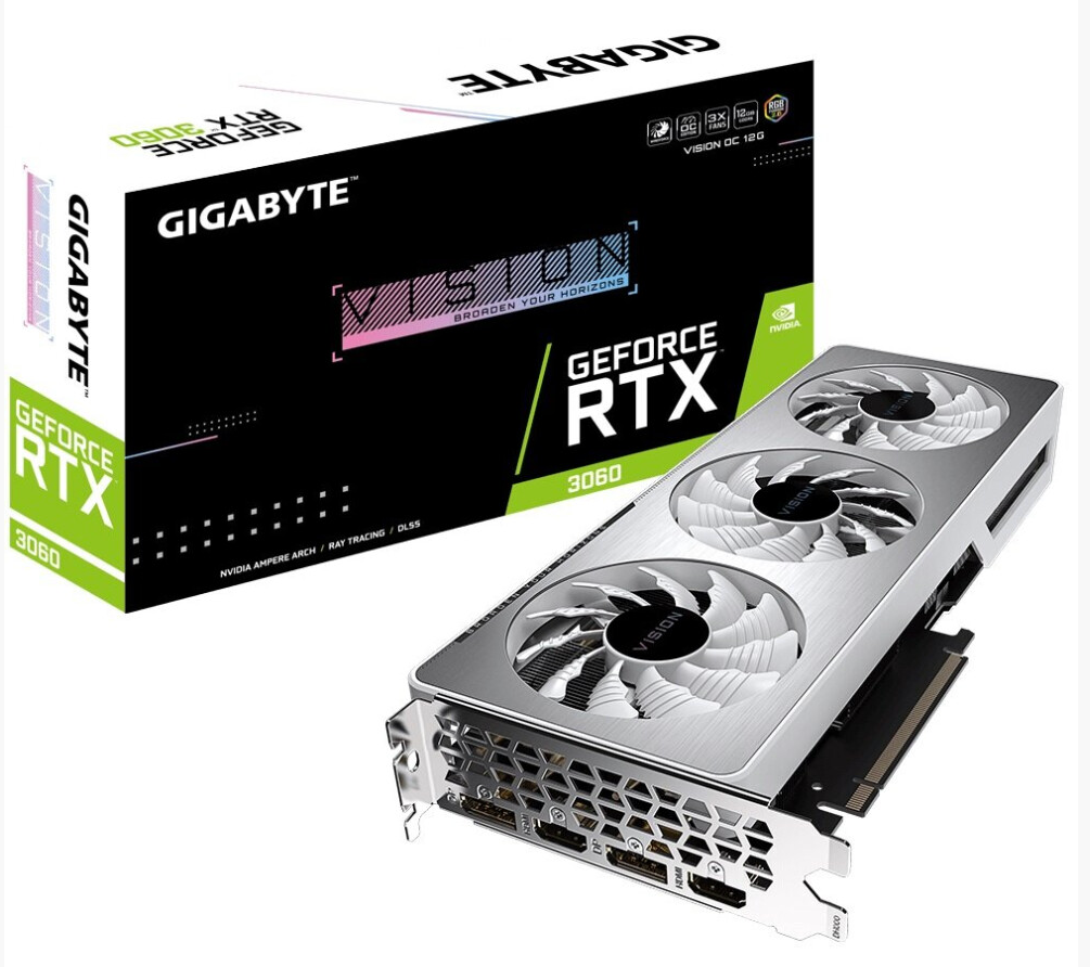 GIGABYTE GeForce RTX 3060 VISION OC 12G