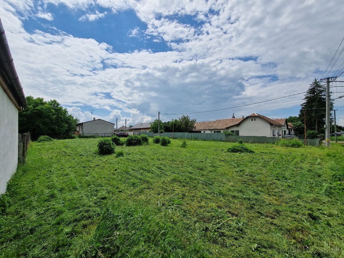 Predám stavebný pozemok v obci Tekovské Lužany