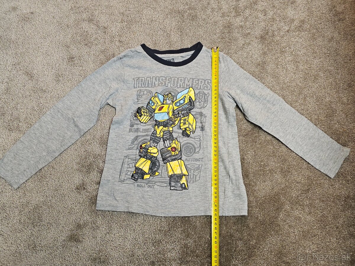 Tričká Bumblebee + dinosaurus