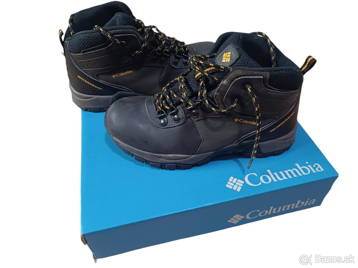 Detská turistická obuv celokožena, nepremokavá