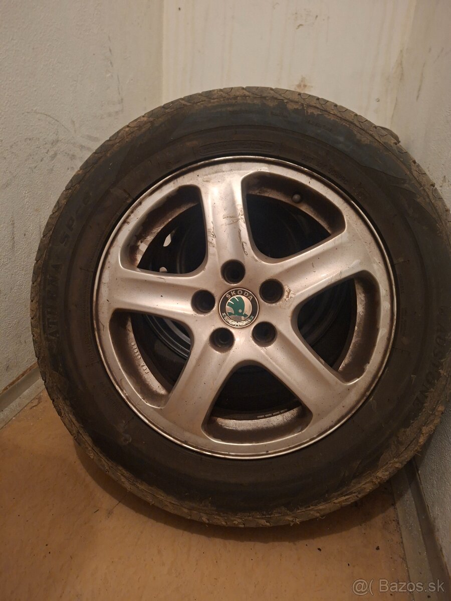 Predám Al disky s letnými pneu