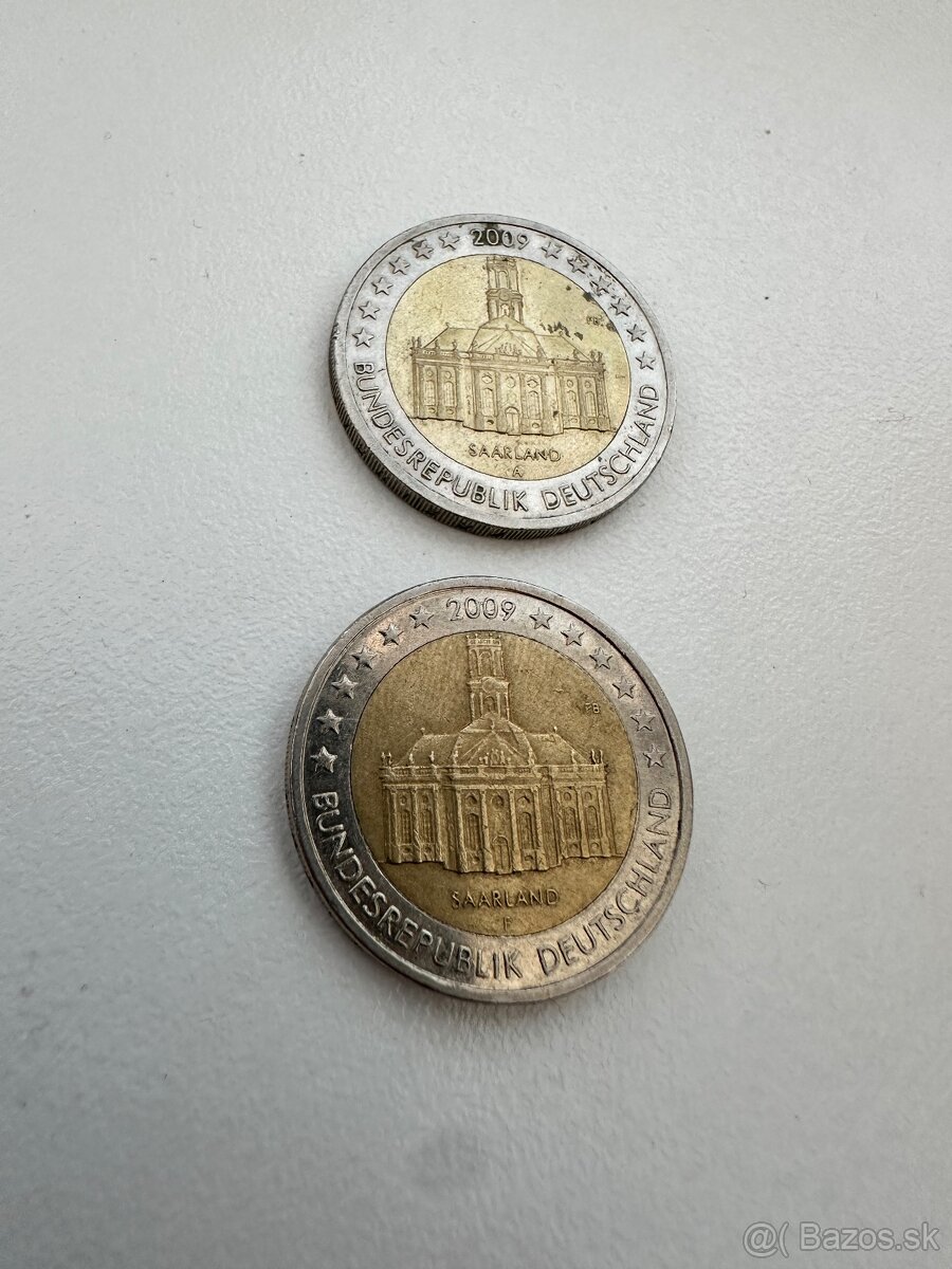 2€ mince Saarland