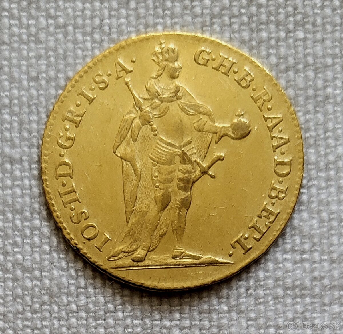 Zlatý dukát Jozefa II., 1782 kb