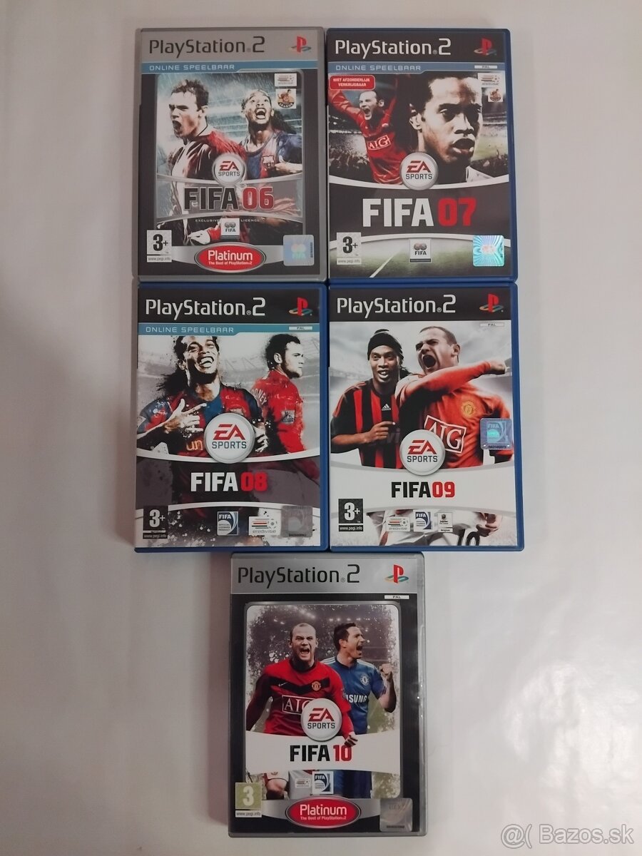 5 hier na Sony PlayStation 2 - FIFA séria