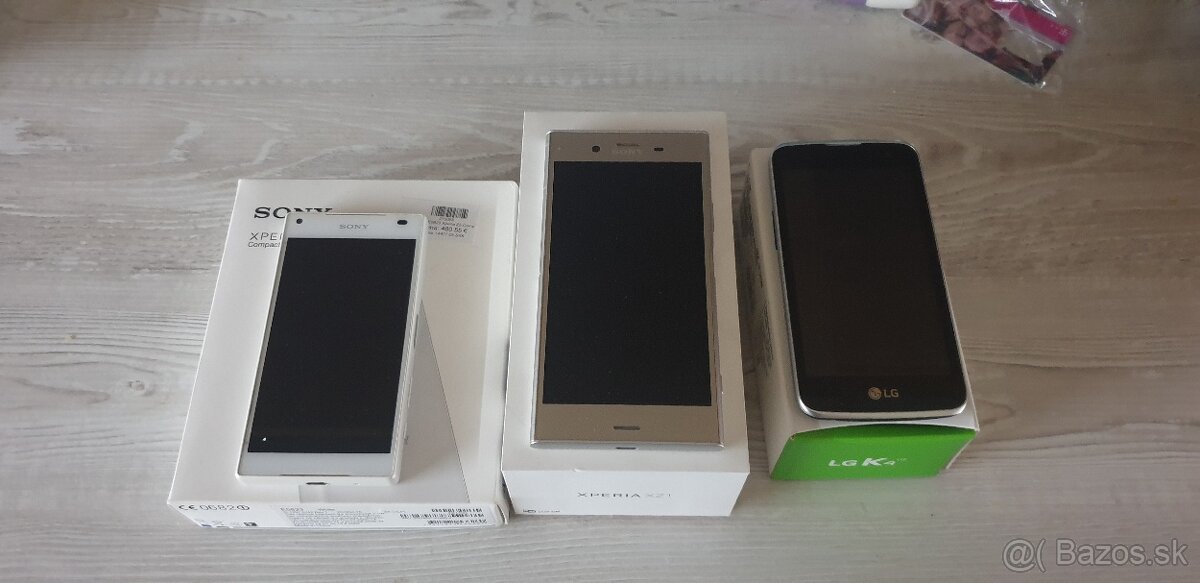 Mobily, mobilné telefóny, Sony, Sony xperia, LG