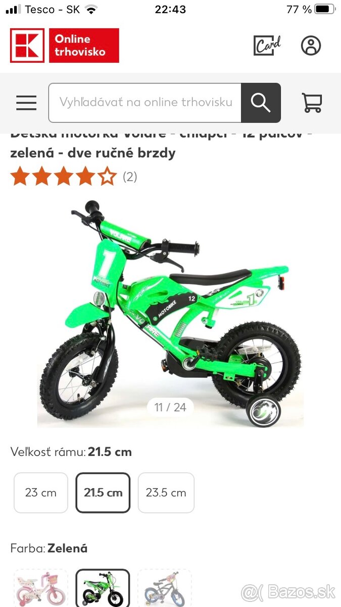 Detsky bicykel moto bike