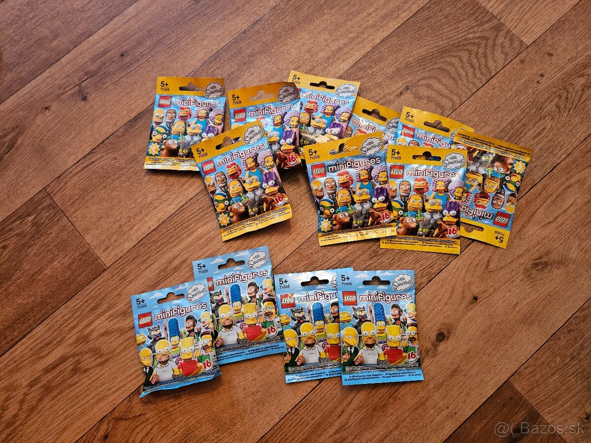 The Simpsons lego mini figúrky