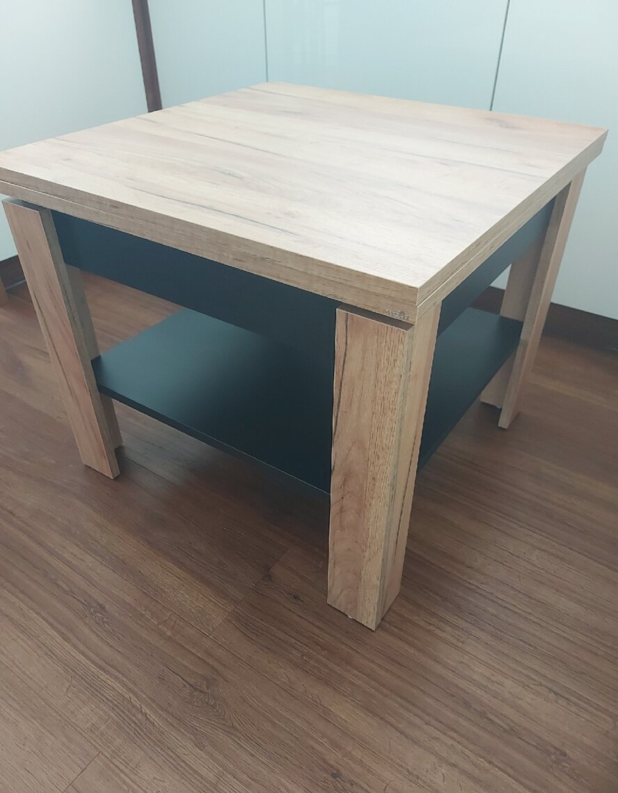 Rozkladaci konferencny stolik Mazzoni dub artisan 65x65cm