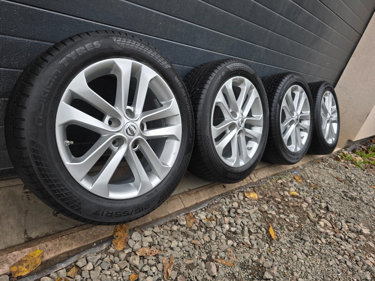 Zimná Sada Nissan JUKE 5x114,3+Nokian 215/55 R17