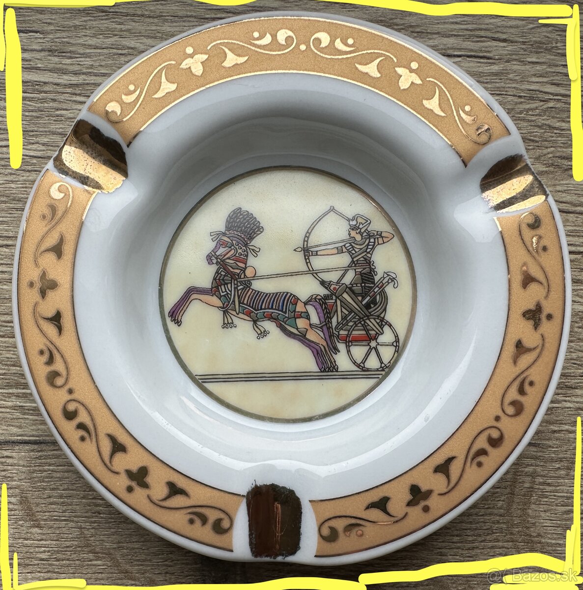POPOLNÍK keramický VINTAGEz Egypta za 10EUR