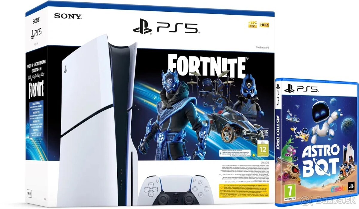 Playstation 5 Slim + AstroBot + Fornite DLC