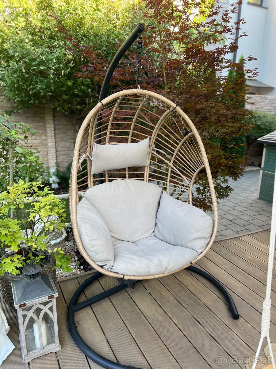 Zahradne zavesne kreslo