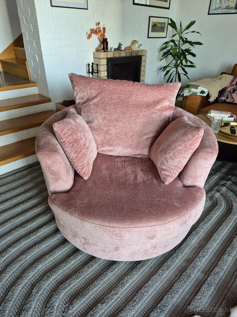 Okrúhle otočné kreslo