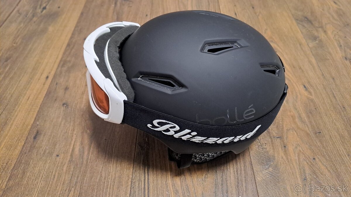 Predám lyžiarsku prilbu a okuliare