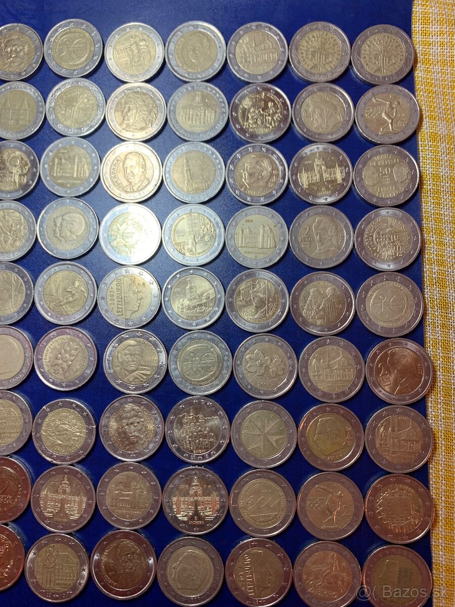 Zbierka 2€ pamätných mincí