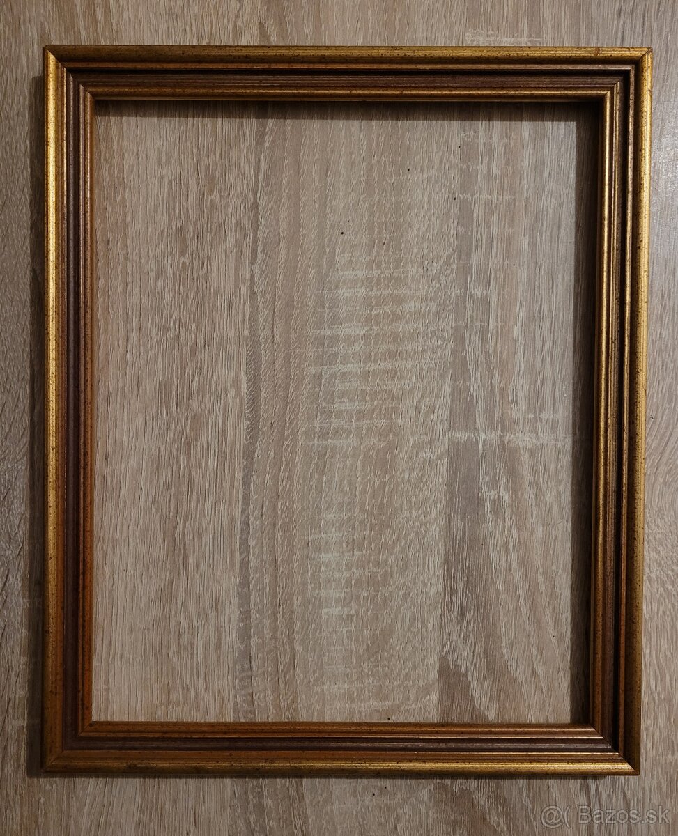 4x zlaty obrazovy ram