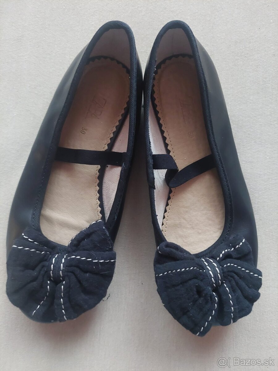 Čierne balerínky