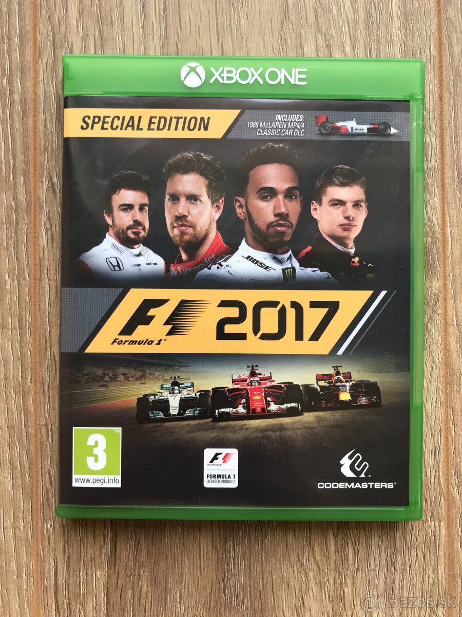 F1 2017 na Xbox ONE a Xbox Series X