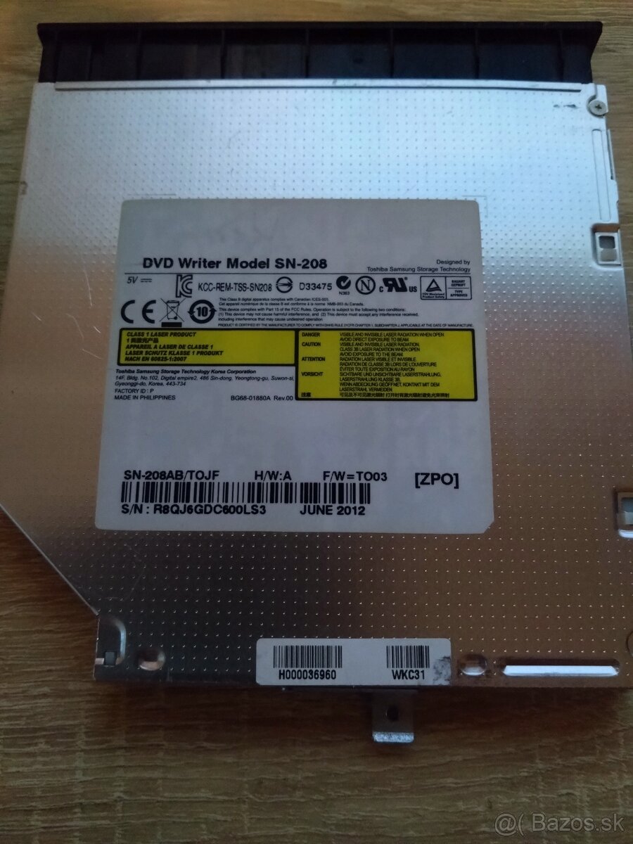 DVD mechanika TOSHIBA do notebooku