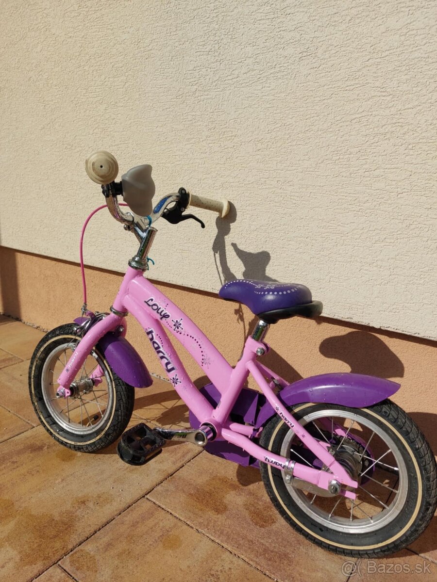 Predám detský bicykel HARRY 12 Lolly ružová