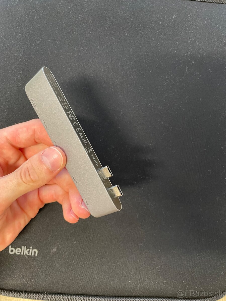 Púzdro na 13” notebook/laptop + Dokovacia stanica 2x USB-C