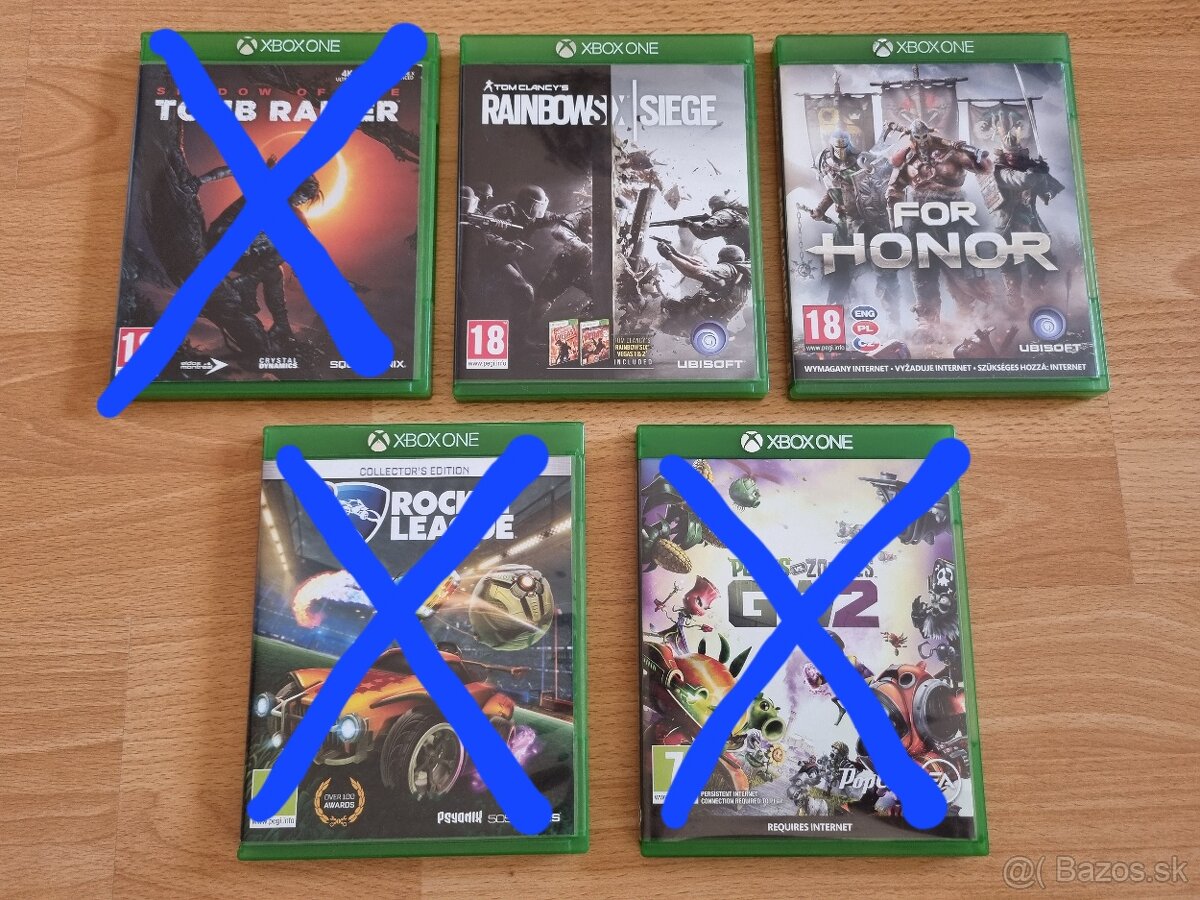 Predám / vymením hry na XBOX ONE