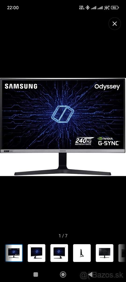 Herný monitor 27" Samsung Odyssey C27RG50