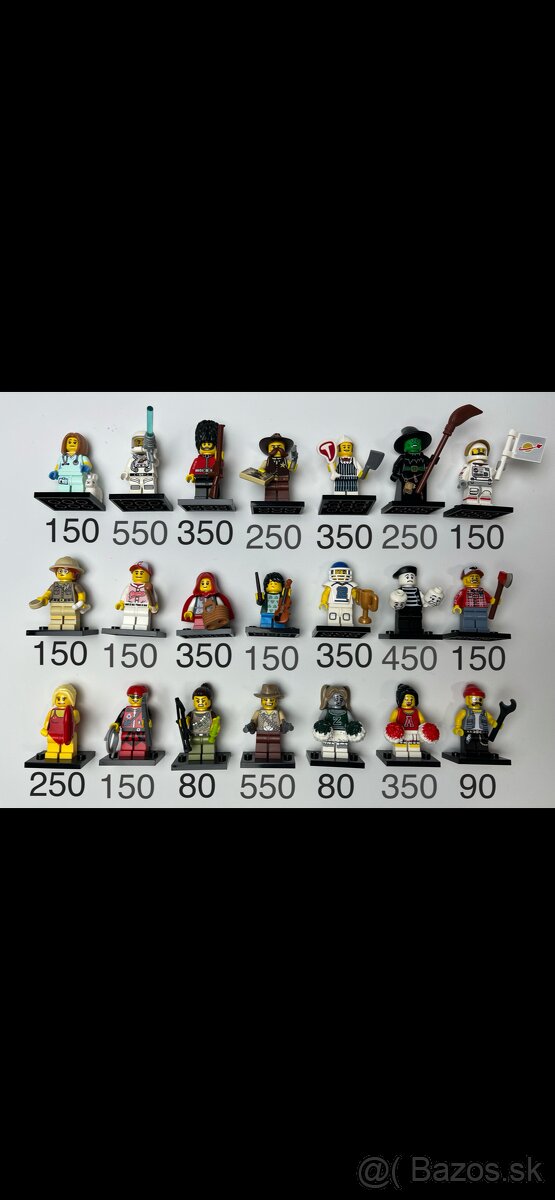 Lego sběratelské minifigurky, sada 3