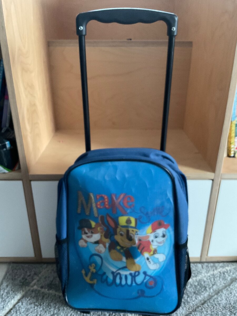 Detský kufor na kolieskach Labková patrola