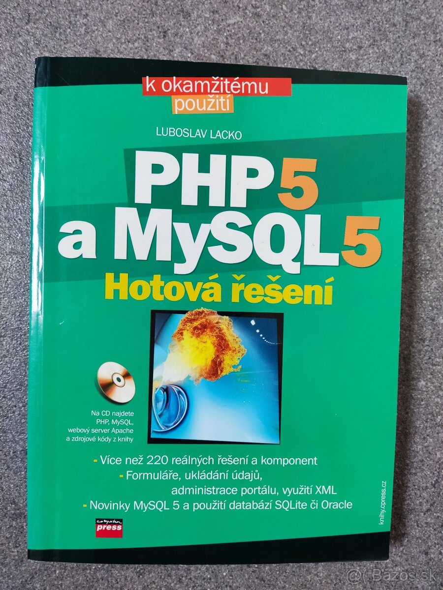 Kniha PHP 5 a MySQL 5 + CD