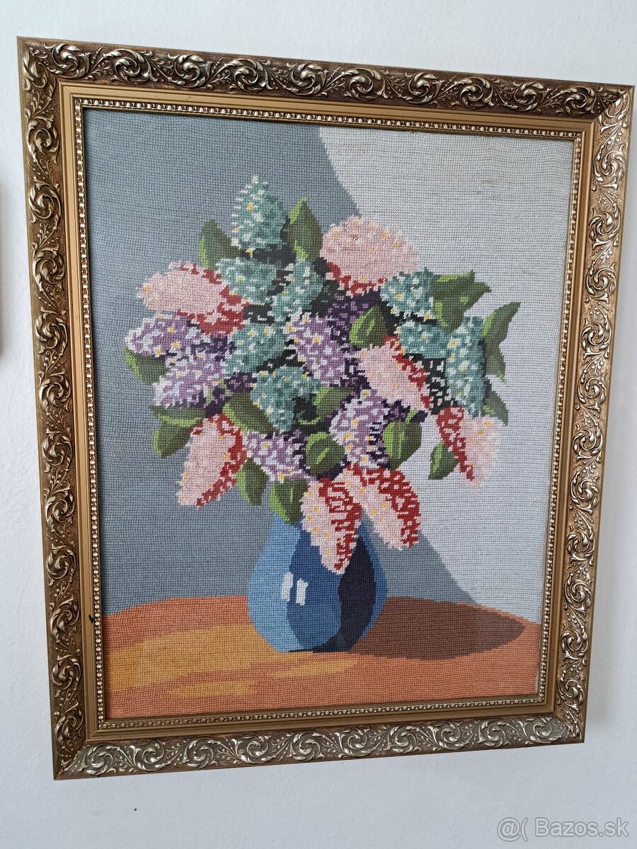Vyšívaný obraz 70x58cm