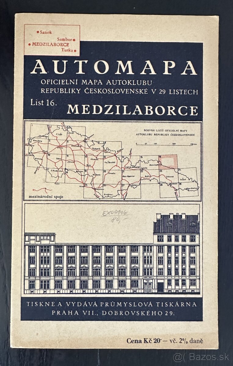 Automapa ML Autoklubu Republiky Československej 1928