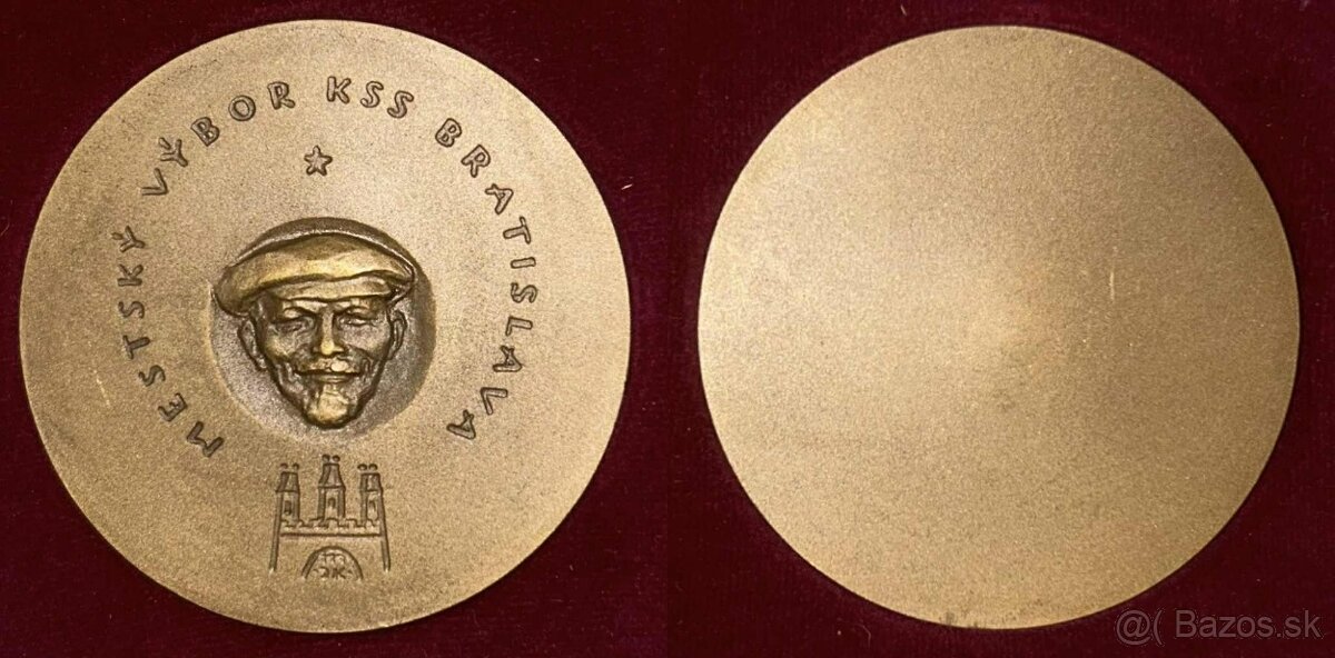 Medaila -mestský výbor KSS