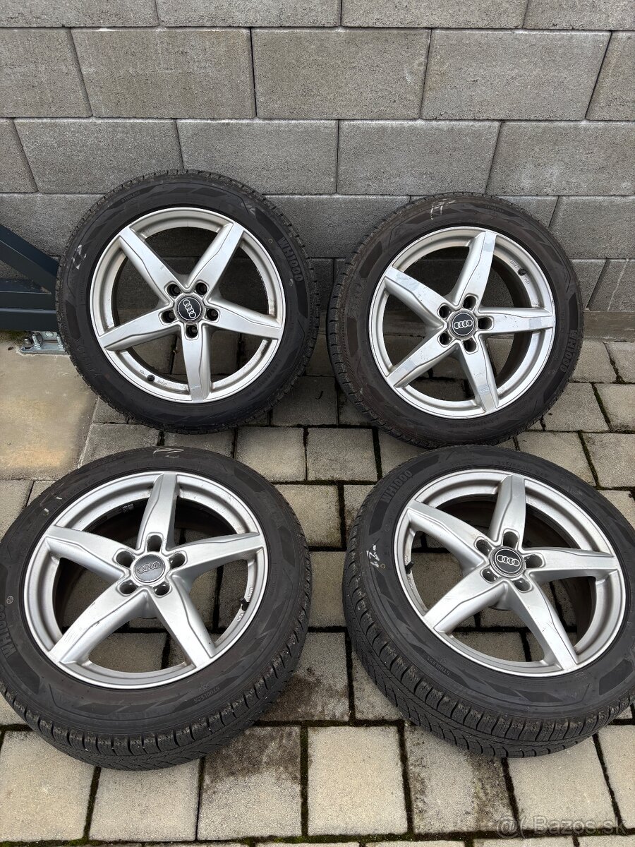 Zimná sada alu disky 5x112 r17-Nové pneu