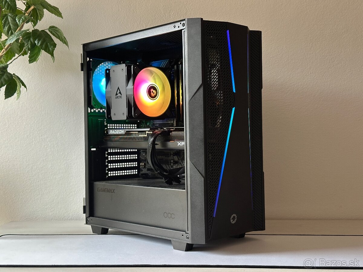 ✅ R7 7700•RX 7800 XT 16GB•32GB 6000Mhz•1TB NVMe Herný PC