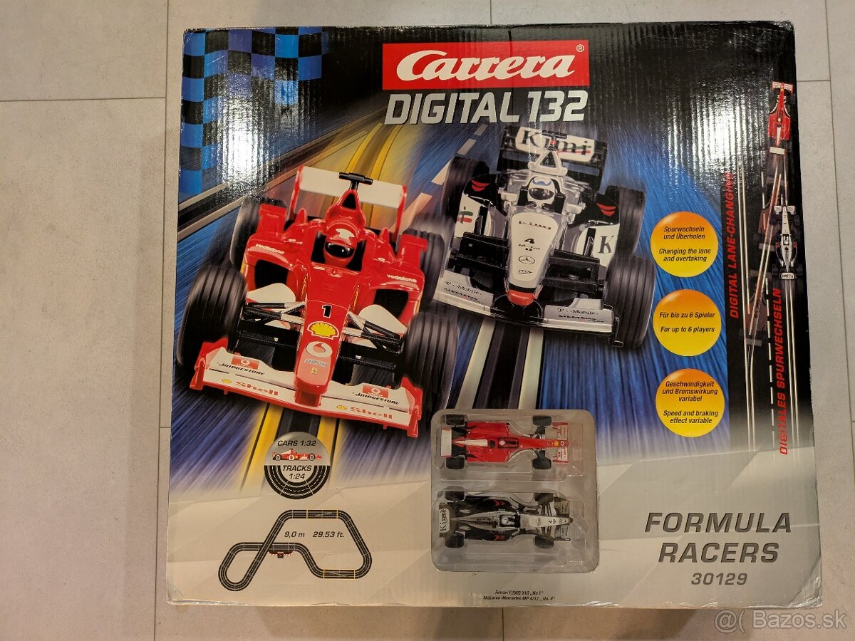 Autodráha Carrera Digital 132 Formula Racers