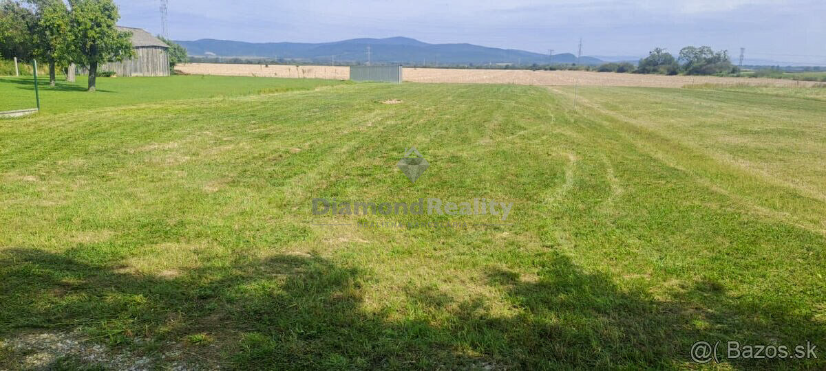 NA PREDAJ VEĽKORYSÝ STAVEBNÝ POZEMOK | 1559 m² | Naciná Ves