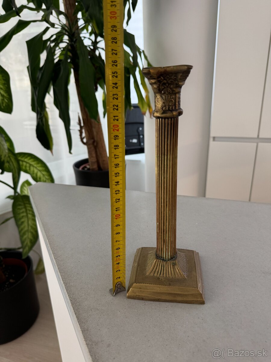 Starozitny Mosadzny Svietnik