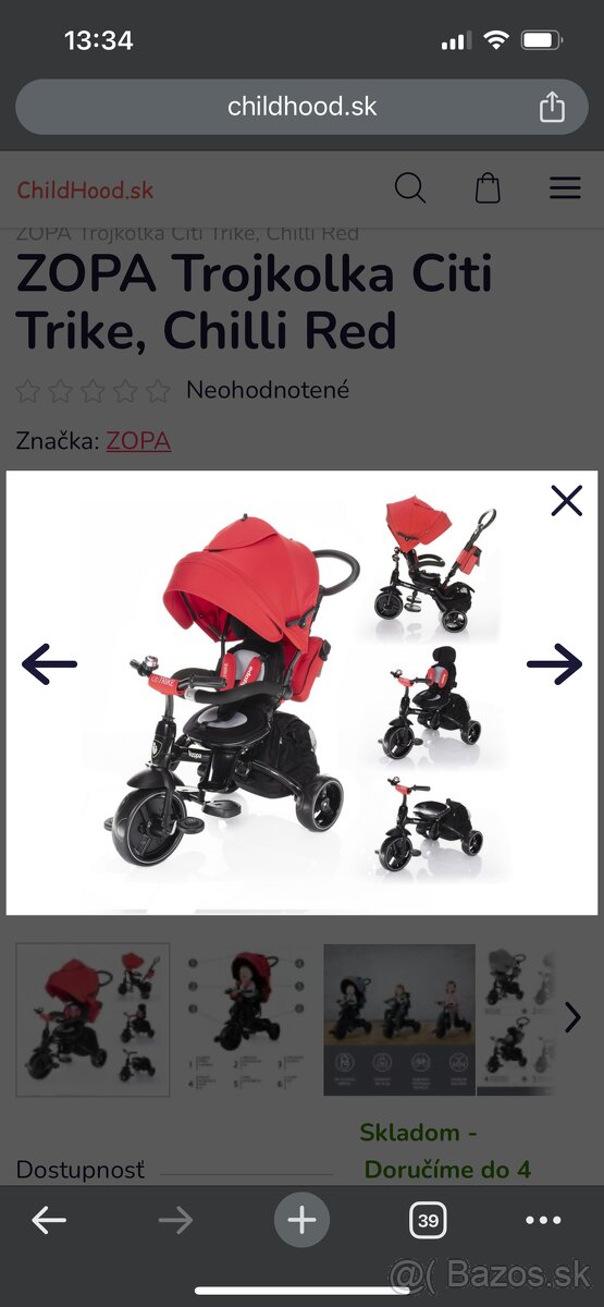 Trojkolka CITI TRIKE