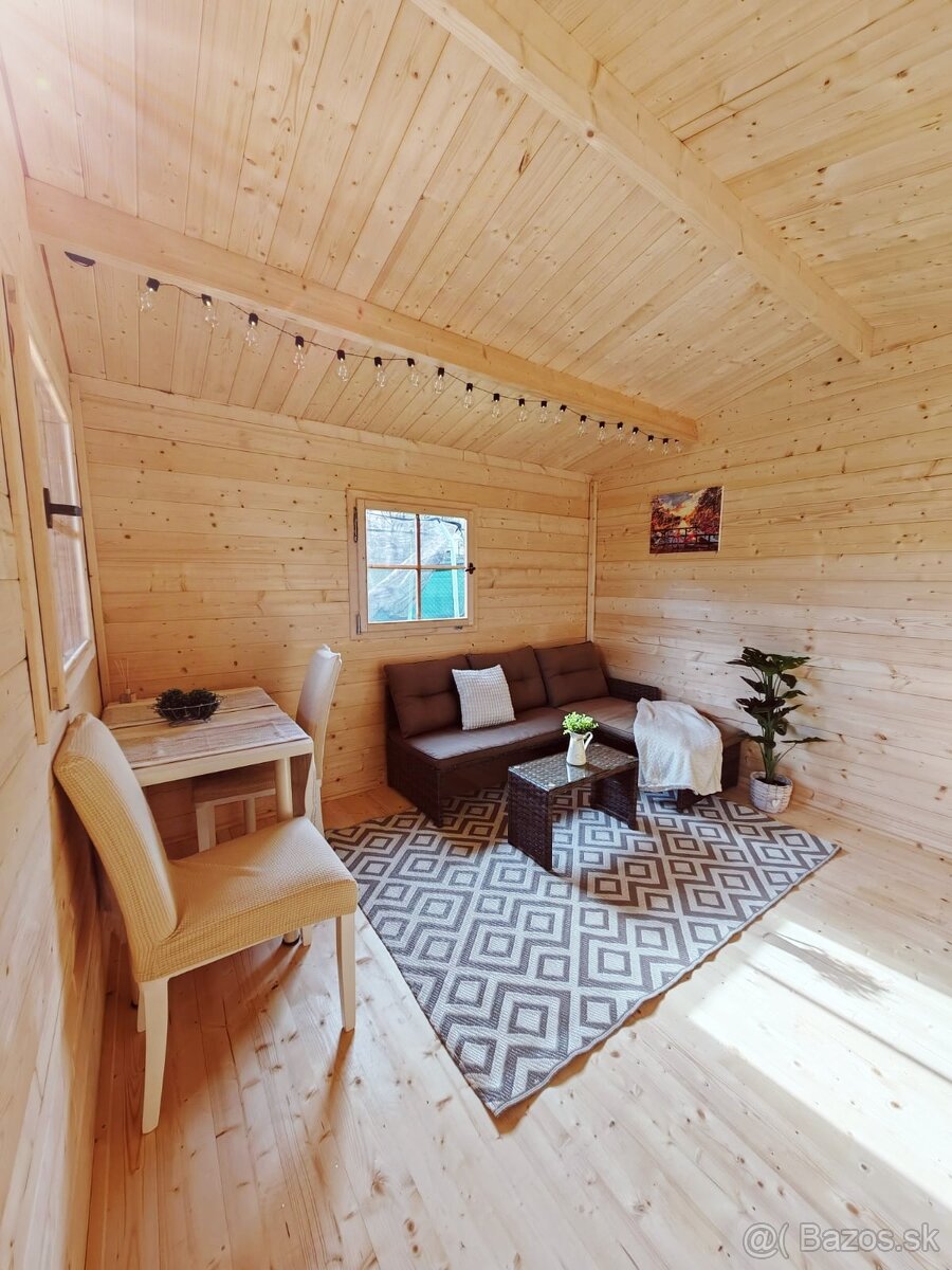 Novostavba Drevenice + 300m2 Zahrada v Meste