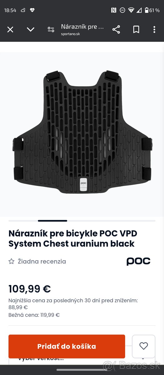 Chránič POC VPD SYSTEM CHEST
