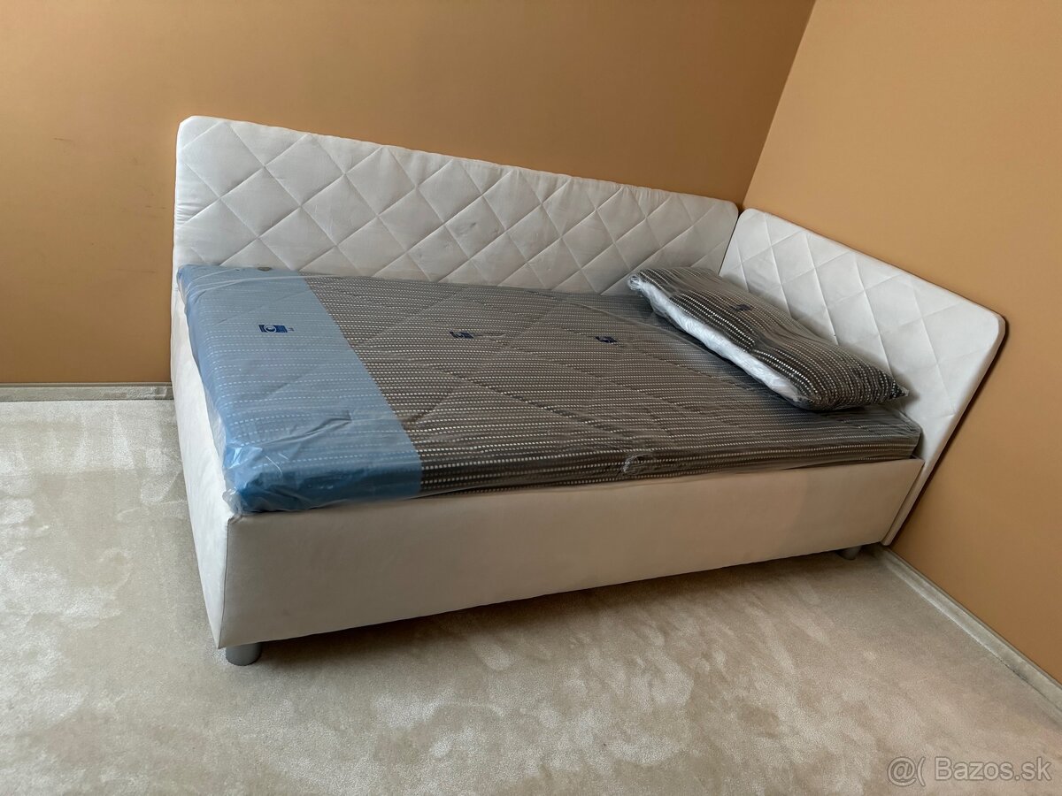 Uplne nova postel 110x200cm s uloznym priestrom