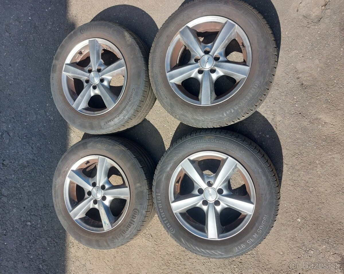 ELEKTRÓNY PNEUMATIKY DEZENT R15 5X100 6,5JX15 ET38