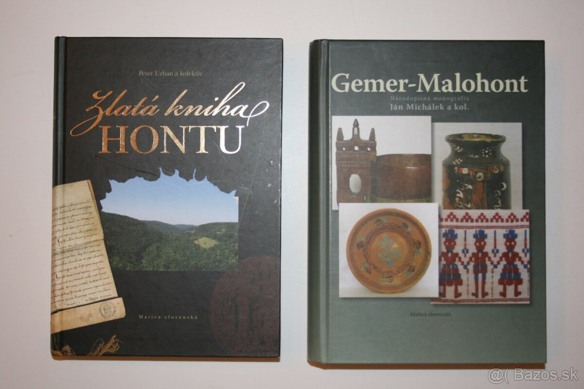 Zlatá kniha Hontu, Gemer - Malohont
