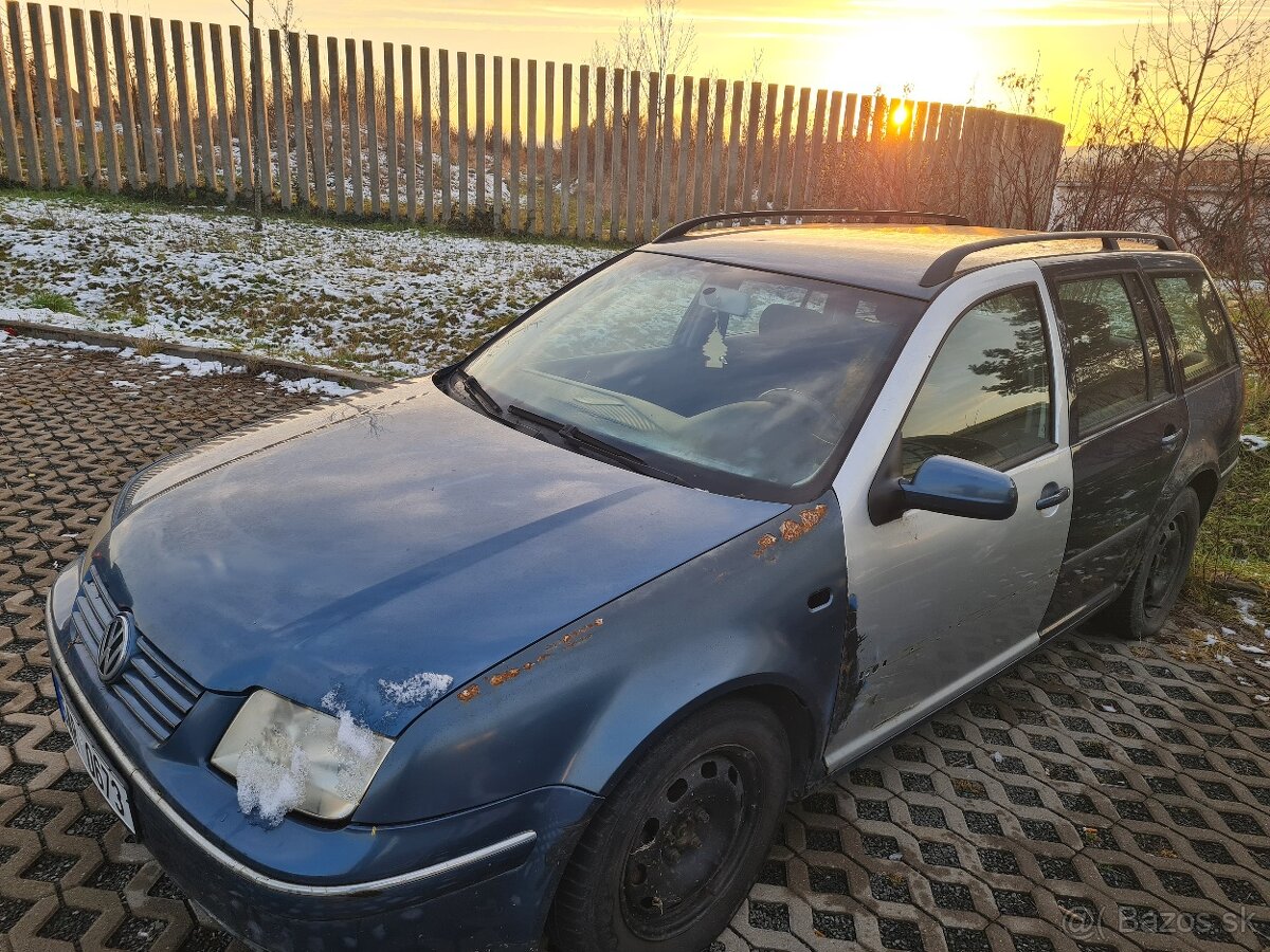 PREDAM VW BORA 1.9TDI KOMBI NA NAHRADNE DIELY