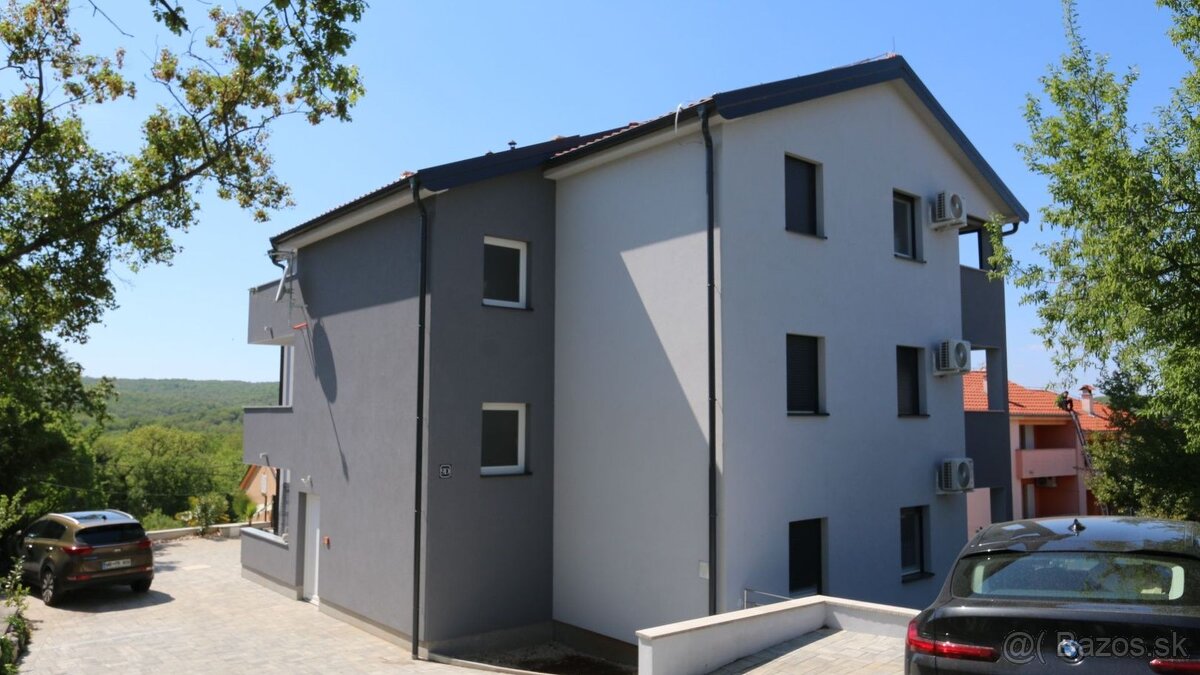 Apartmán s panoramatickým výhľadom na more, Soline, ostrov K