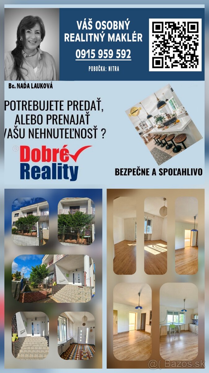 RD v obci Hrušovany - tiché prostredie